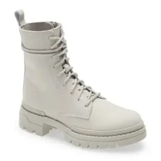 Photo of Steve Madden Jamisyn Lace-Up Boot (Women) 8.5M, ICE