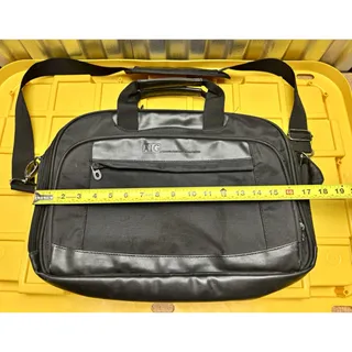 Photo of AIG Black Nylon Laptop Briefcase 15 in Universal Compatible w/ Shoulder Strap