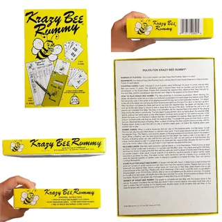 Photo of 1983 Krazy Bee Rummy B&B Games Vintage Card Game Sealed Cards Rare Complete Set!