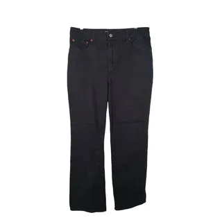 Photo of Abercrombie & Fitch Curve Love 90s Relaxed High Rise Jeans Size 30 Black Denim