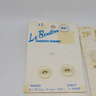 Photo of Mixed button lot see description Vintage Costume Crafting 