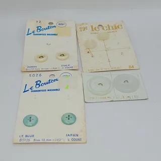 Photo of Mixed button lot see description Vintage Costume Crafting 