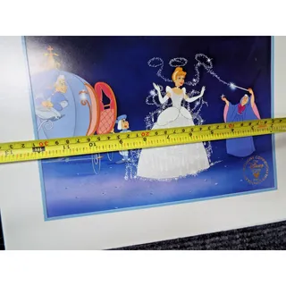 Photo of Disney Store Cinderella Commemorative Lithograph 1995 with Folder