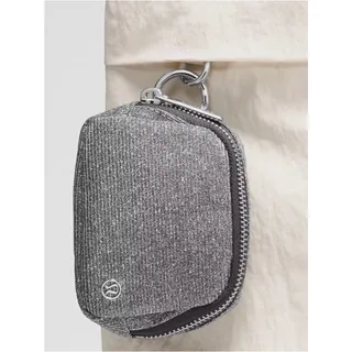 Photo of Lululemon Nano Everywhere Belt Bag Silver Glitter NWT