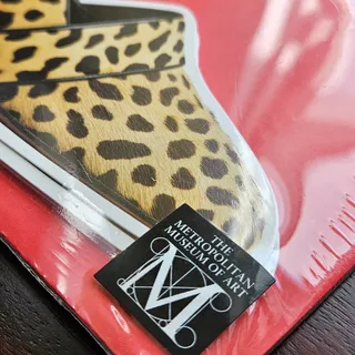 Photo of NWT Vintage Met Museum Herbert Levine 1968 Leopard Pump Card Set | 1990s Sealed