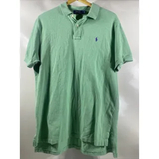 Photo of Polo Ralph Lauren Shirt Mens L Green Short Sleeve 42 Chest Polo Shirt