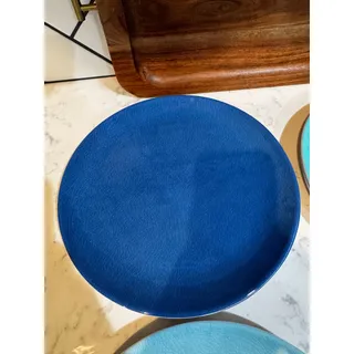 Photo of Pandex Sealife Melamine Dinner plate Set x8 shatter-resistant hammered texture