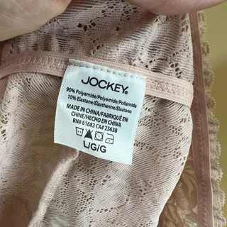 Photo of Jockey All Over Lace High Waist Blush Womens Large