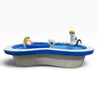 Photo of FCW Ceramic Swimming Pool Chip and Dip Set Novelty Summer Party Serving Tray