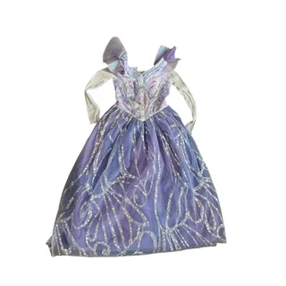 Photo of Disguise Wicked Glinda For Good Deluxe Dress Girls L 10-12 Purple New