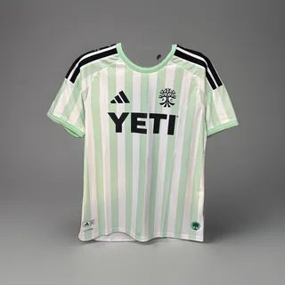 Photo of adidas Austin FC 2026-27 Away Authentic Player Jersey White Green JL8507 Men L