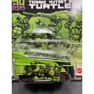 Photo of Hot Wheels Premium Pop Culture TMNT VW Drag Bus 40th Anniversary Turtles HXD63