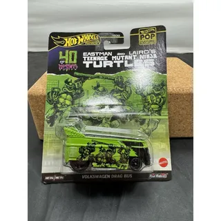 Photo of Hot Wheels Premium Pop Culture TMNT VW Drag Bus 40th Anniversary Turtles HXD63
