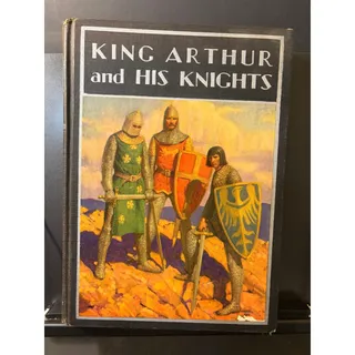 Photo of Vintage 1933 King Arthur and His Knights Book Rand McNally Windermere HC Illus