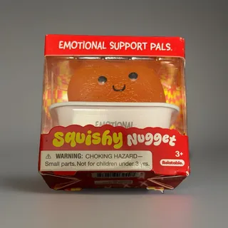 Photo of 🔥Emotional Support Pals Squishy Nugget Squeezy Fidget Toy ORANGE BNWT🔥