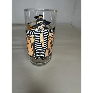 Photo of Vintage 1981 McDonalds Collector Series Glass Hamburglar Cape Pose