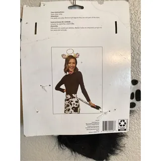 Photo of NIP Celebrate! Halloween Holy Cow Costume Kit 2-piece Accessory Dress-up Adults