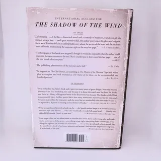 Photo of The Shadow of the Wind by Carlos Ruiz Zafón, Hardcover, Cemetery Series