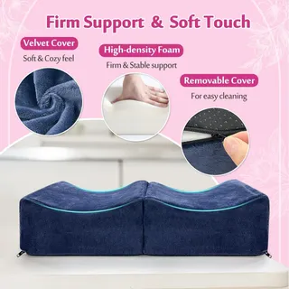 Photo of AOSSA BBL Pillow Brazilian Butt Lift Pillow After Surgery Seat Cushion (Blue)