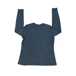 Photo of Terramar Woolskins Women's XL -Base Layer Top Gray Merino Wool Blend Thumb Holes