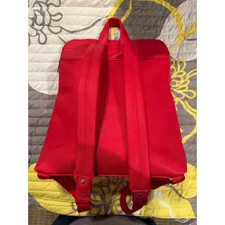 Photo of NWOT Disney Parks Red Mickey Mouse Mini Backpack Faux Leather Tote