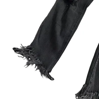 Photo of Free People great heights washed black frayed skinny jeans sz 26
