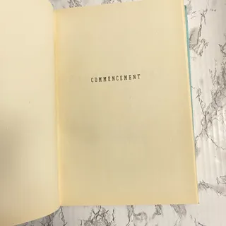 Photo of Commencement by J. Courtney Sullivan (2009, Hardcover)