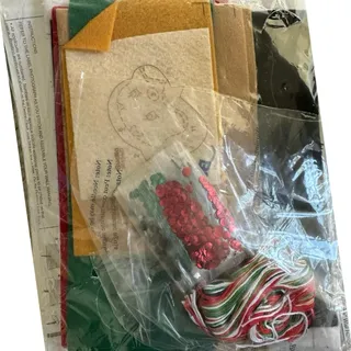 Photo of Bucilla “Santa & Candy Cane” Felt Home Decor Kit 