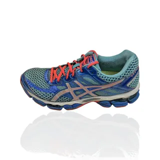 Photo of Asics Womens Gel Cumulus 15 T3C6N Blue Running Shoes Lace Up Low Top Size 9