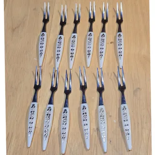Photo of MCM Cocktail Forks Stainless Japan set of 12
