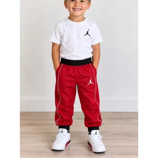 Photo of Nike Jordan Boys 3T Red Black Jumpman Jogger Track Pants NWT