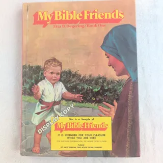 Photo of Vintage My Bible Friends Book One (Moses, Jesus, Joseph) Etta B. Degering