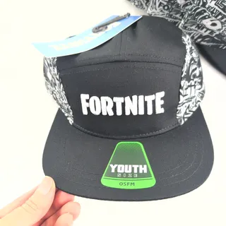 Photo of Fortnite Lot of (5) NWT Youth 5 Panel Camper Hats Snap Back