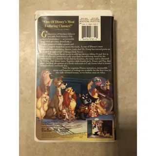 Photo of Disney Lady & the Tramp VHS- New, Unopened, Rare