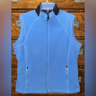 Photo of Lands' End Bright Blue Fleece Vest 23” P2P