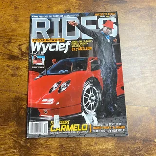 Photo of RIDES Magazine by King - Winter 2005 Wyclef Carmelo Slim Thug
