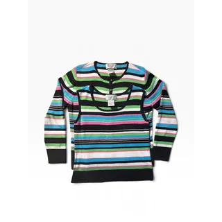 Photo of United States Sweaters Twin Set Women Small Striped Cotton Cardigan Tank 2 Piece