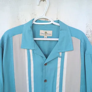 Photo of Island Shores Costal Cowboy Button Down Shirt Men's XL
