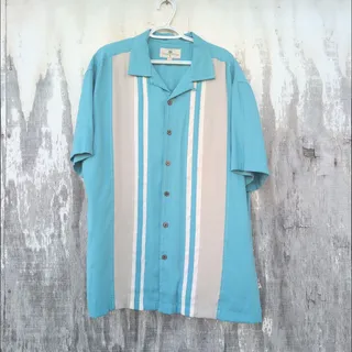 Photo of Island Shores Costal Cowboy Button Down Shirt Men's XL