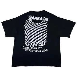 Photo of Vintage Garbage Bleed Like Me World Tour 2005 Shirt Mens XL Fit Black Band Tee