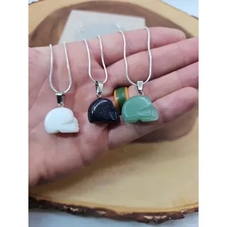Photo of Set Of 3 Shull Pendants W/sterling Silver Chain