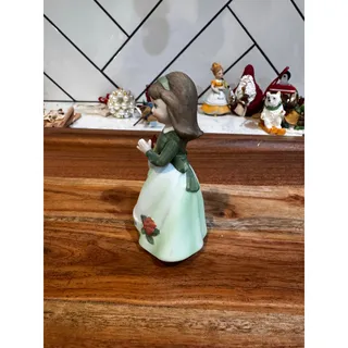 Photo of Geo. Z. Lefton porcelain December birthday/flower girl figurine made in Japan 