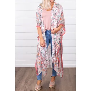 Photo of NWT Lovestitch Just Peachy Kimono O/S