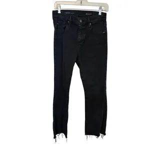 Photo of AGOLDE Roxanne Super High Rise Skinny Jeans Women's 27 Black Wash Grunge Emo