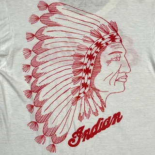 Photo of Vintage Indian Motorcycles Hand Drawn Custom Tee