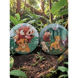 Photo of Lion king pin back button