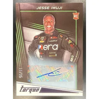 Photo of 2023 Panini Chronicles Jesse Iwuji #11 Torque Auto Purple 11/25