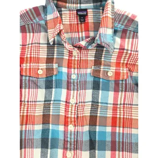 Photo of Patagonia |100% Organic Cotton Plaid Flannel | Size 8