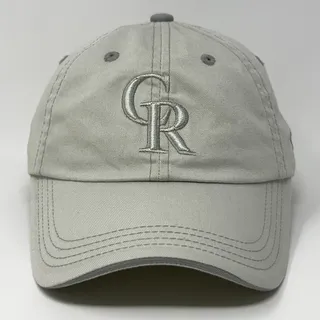 Photo of Colorado Rockies New Era Dad Hat Cap Gray Strapback MLB Baseball Adjustable Logo