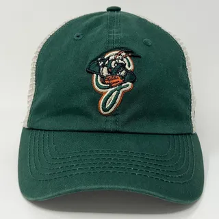 Photo of Greensboro Grasshoppers Hat Baseball Cap 47 Brand MiLB Green Mesh Trucker S-M